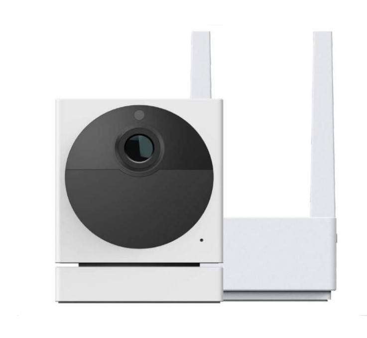 Wyze wireless Cam Outdoor Starter Bundle (Includes Base Station + 1 camera) OPEN BOX ITEM