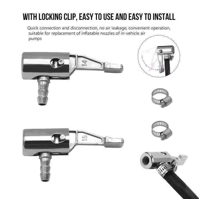 Pump Valve Connector Clip-on 6mm with Hose Screw Clamp **LOCAL STOCK**