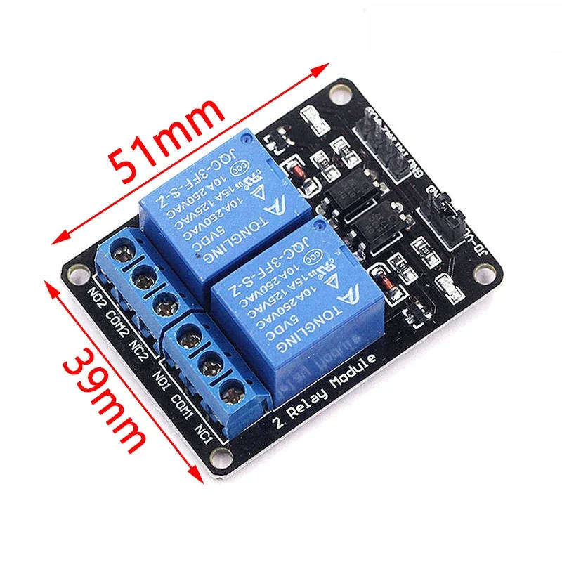 Controller Relay 12V 2 Channel on Black Board **LOCAL STOCK**