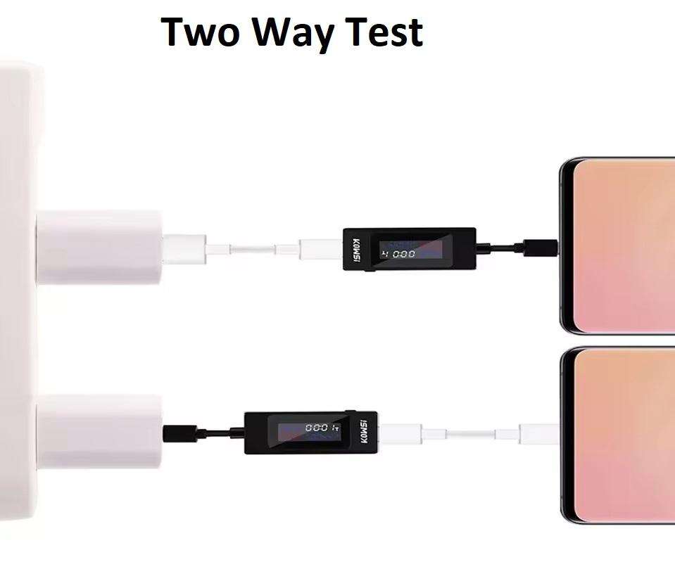 Meter USB Type-C Power Charging Tester Mobile KWS-065C White **LOCAL STOCK**