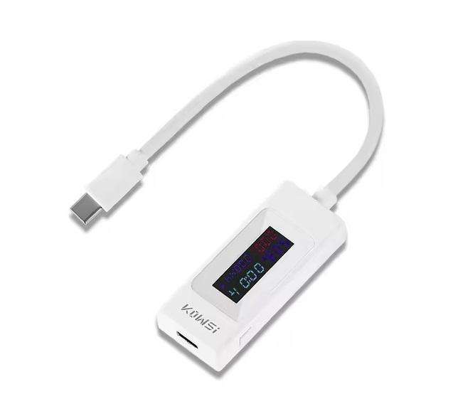 Meter USB Type-C Power Charging Tester Mobile KWS-065C White **LOCAL STOCK**