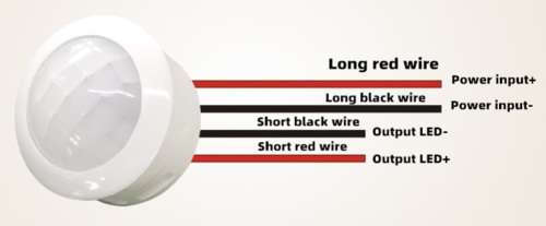 Sensor Motion Dome PIR 12-24V 18W 3-5M Eye **LOCAL STOCK**
