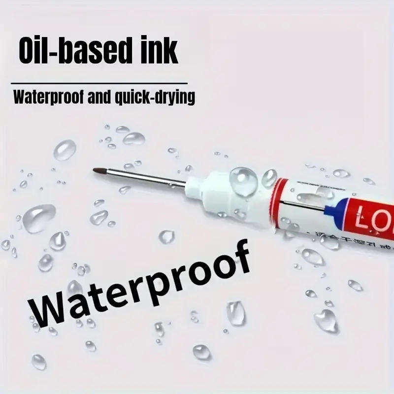 Deep Hole Marker Pen Black **LOCAL STOCK**