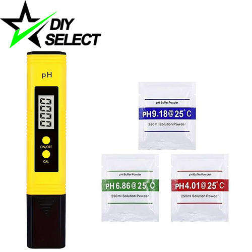 PH Meter Tester Digital + 3pcs Buffer Powder + 1x Clear Holder + 2x Batteries **LOCAL STOCK**