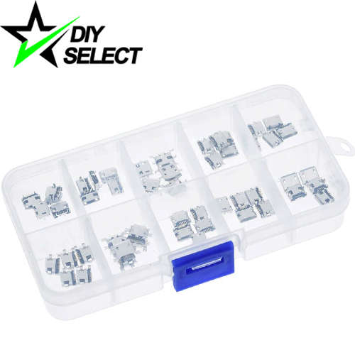 Connector Micro USB Female 10 Various Types  50pcs **LOCAL STOCK**