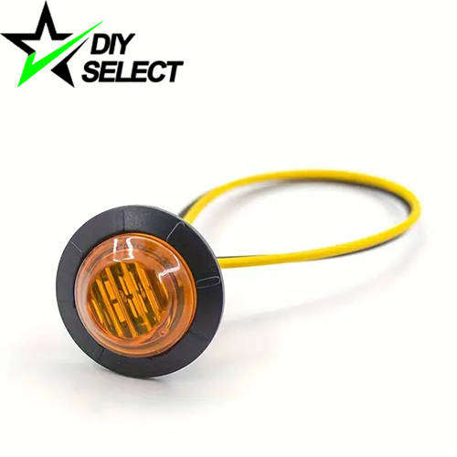 Led Side Marker Round for Truck / Car 12-24V Amber **LOCAL STOCK**