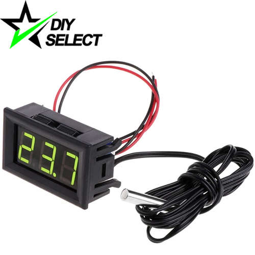 Temperature Meter Thermostat Thermometer Digital Green 12V DC **LOCAL STOCK**