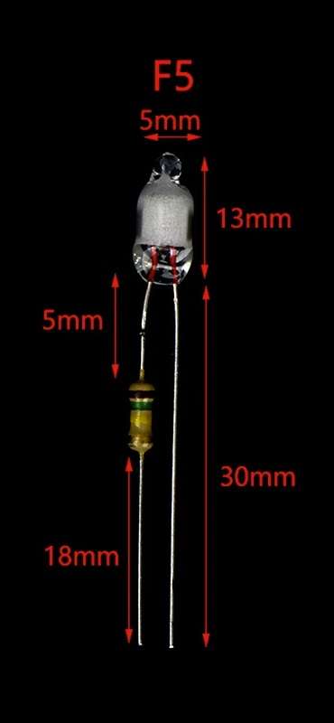 5mm Neon Bulb 220V AC Red **LOCAL STOCK**