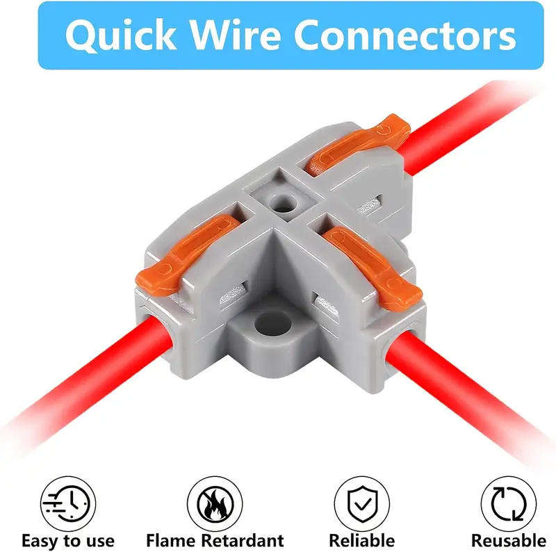 Splice Connector Wago Lever Splitter 3-Way **LOCAL STOCK**