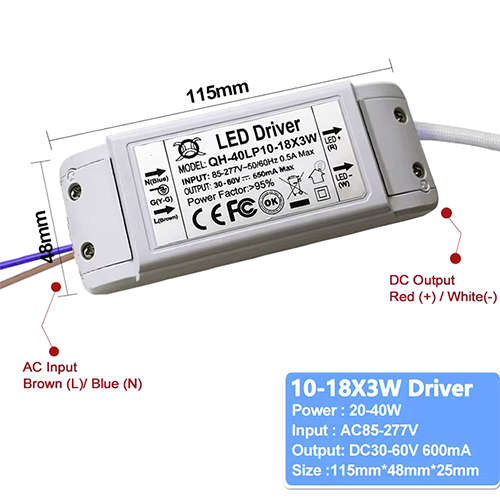 LED Driver for 3W Leds (10 to 18 Leds) **LOCAL STOCK**