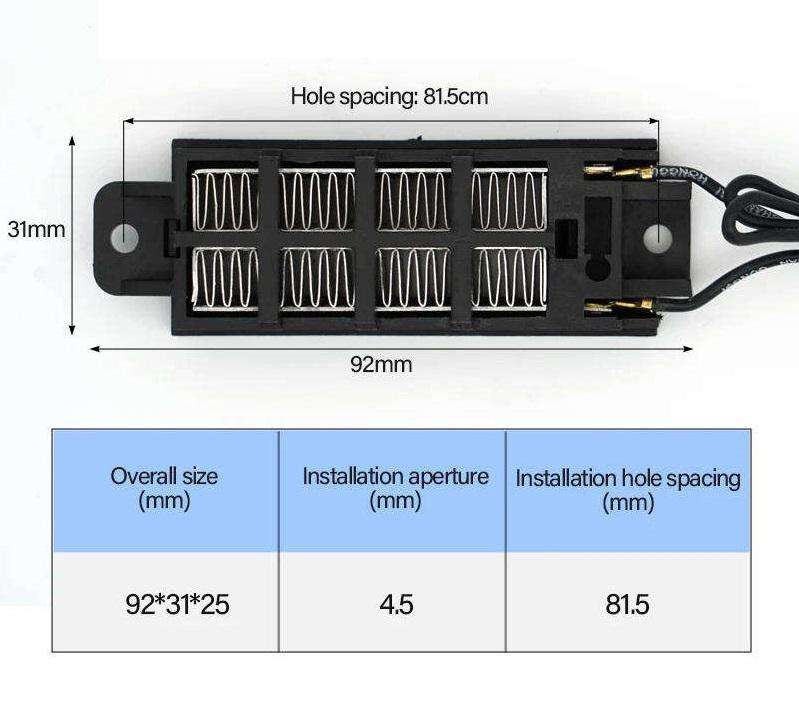 Heater Air PTC Heating Element 220V AC 150W **LOCAL STOCK**