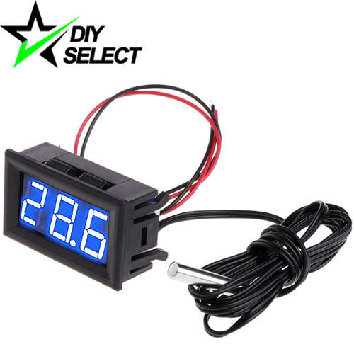 Temperature Meter Thermostat Thermometer Digital Blue 12V DC **LOCAL STOCK**