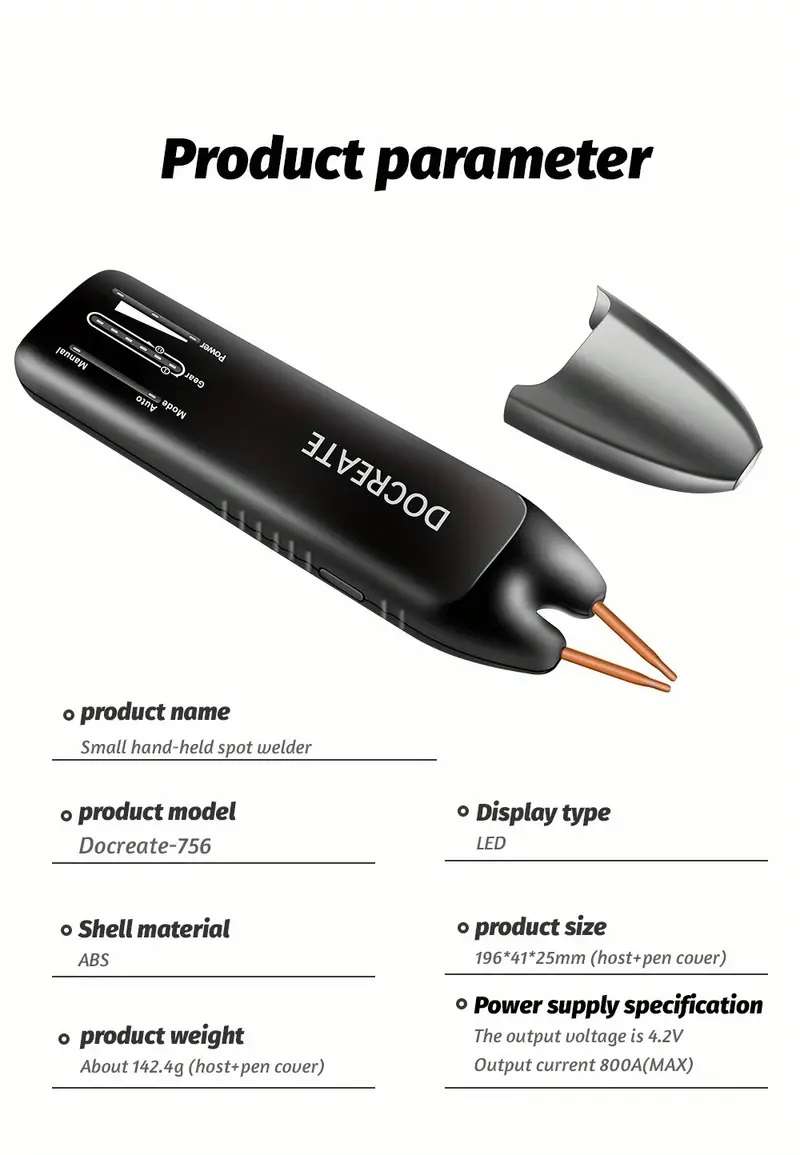 Nickel Spot Welder Handheld with Built-in 5V Rechargeable Lithium Battery Pack **LOCAL STOCK**