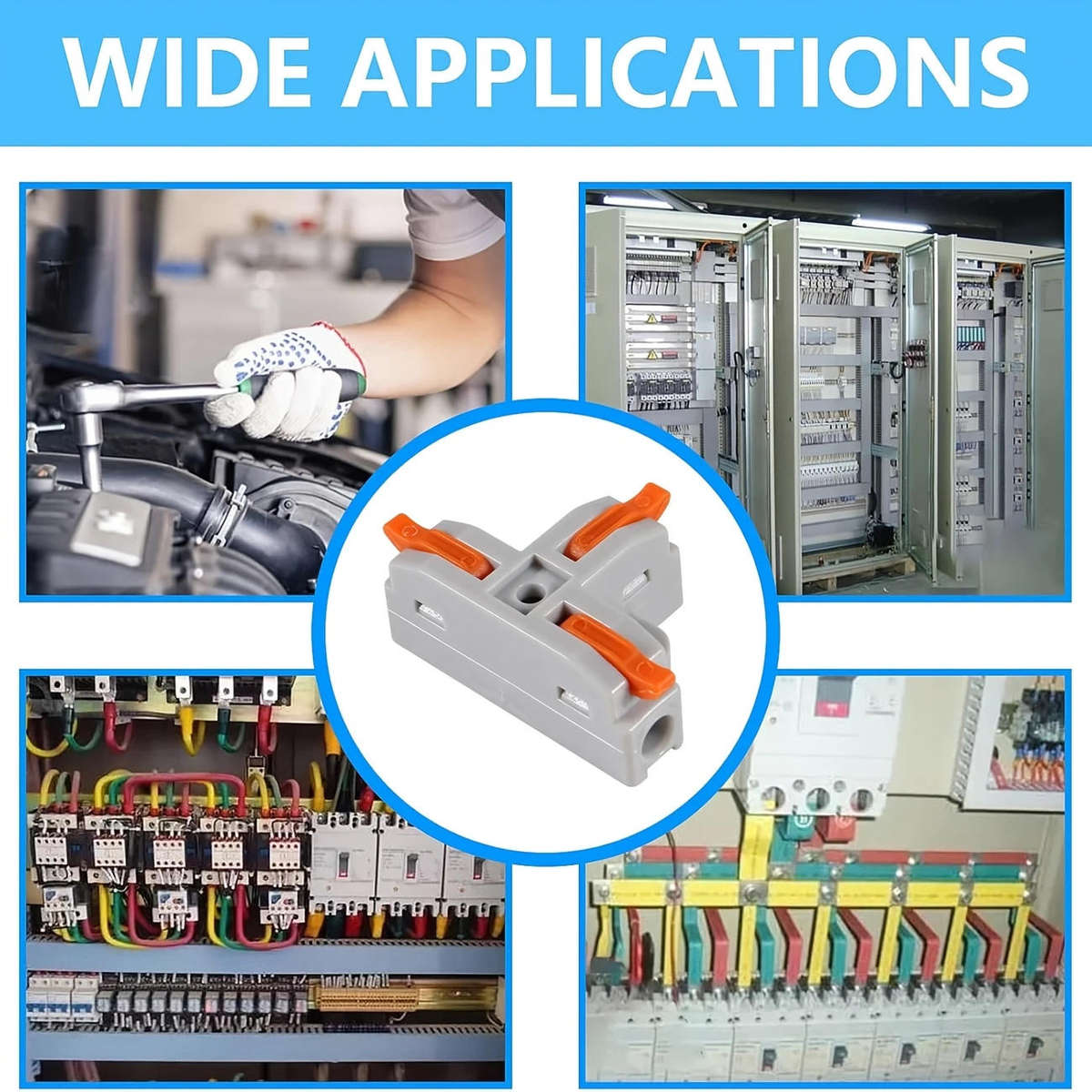 Splice Connector Wago Lever Splitter 3-Way **LOCAL STOCK**