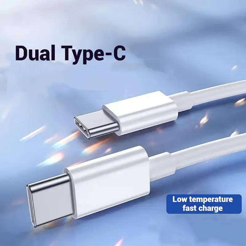 Fast Charger Cable USB Type-C to Type-C 480Mbps 6A 80W 1Mtr **LOCAL STOCK**