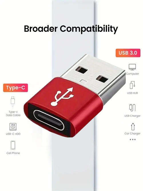 Connector USB to Type-C Female Adapter **LOCAL STOCK**