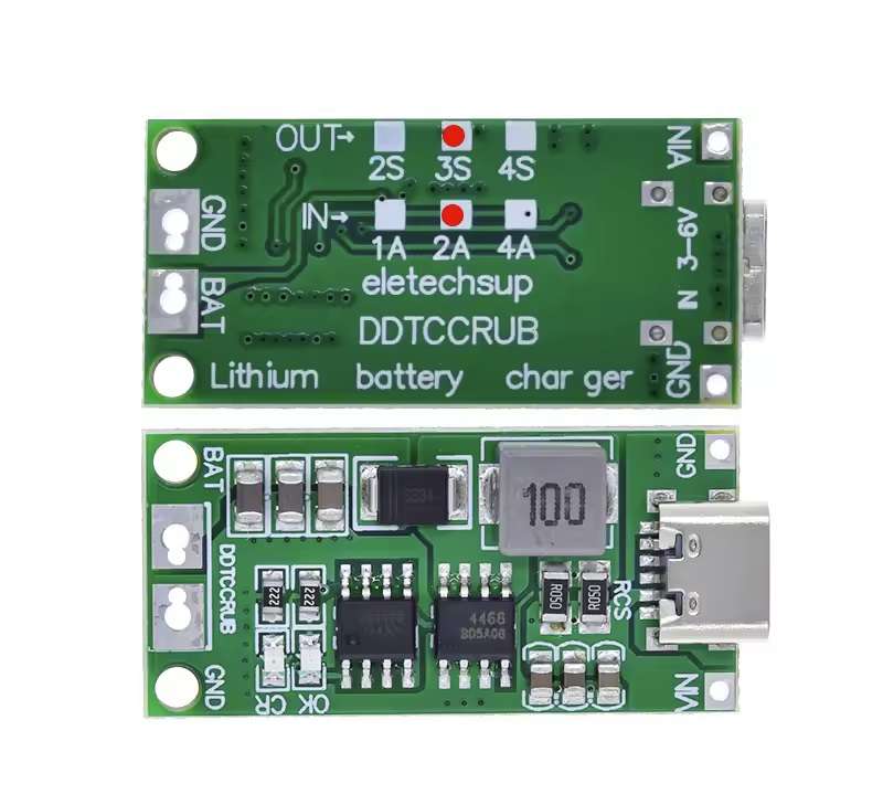 Battery 18650 Charger 3S 2A Step Up (3-6V to 12.6V) Type-C **LOCAL STOCK**