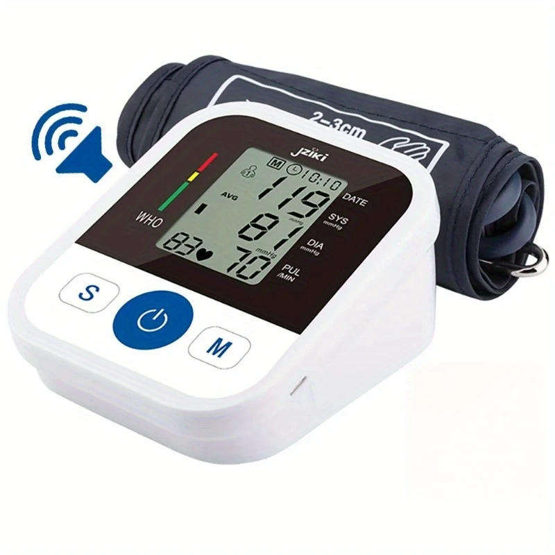 Electronic Blood Pressure Monitor  Digital, Automatic & Easy-to-Use Arm Cuff Device