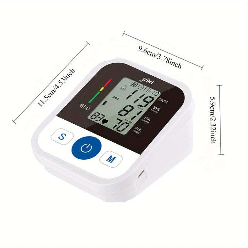Electronic Blood Pressure Monitor  Digital, Automatic & Easy-to-Use Arm Cuff Device