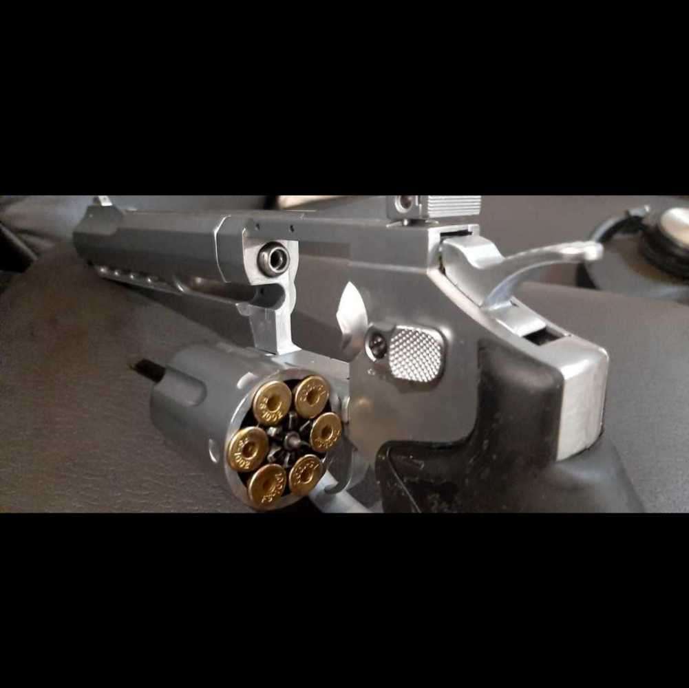 Revolver pellet gun