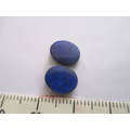 3.92Cts. 2 pieces Oval cut 10 x 8 mm Blue Color Play  Opal Doublet [ 2 pieces ]