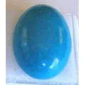 6.92 cts. Oval Cabochon cut Turquoise 14.00 x 10.00mm