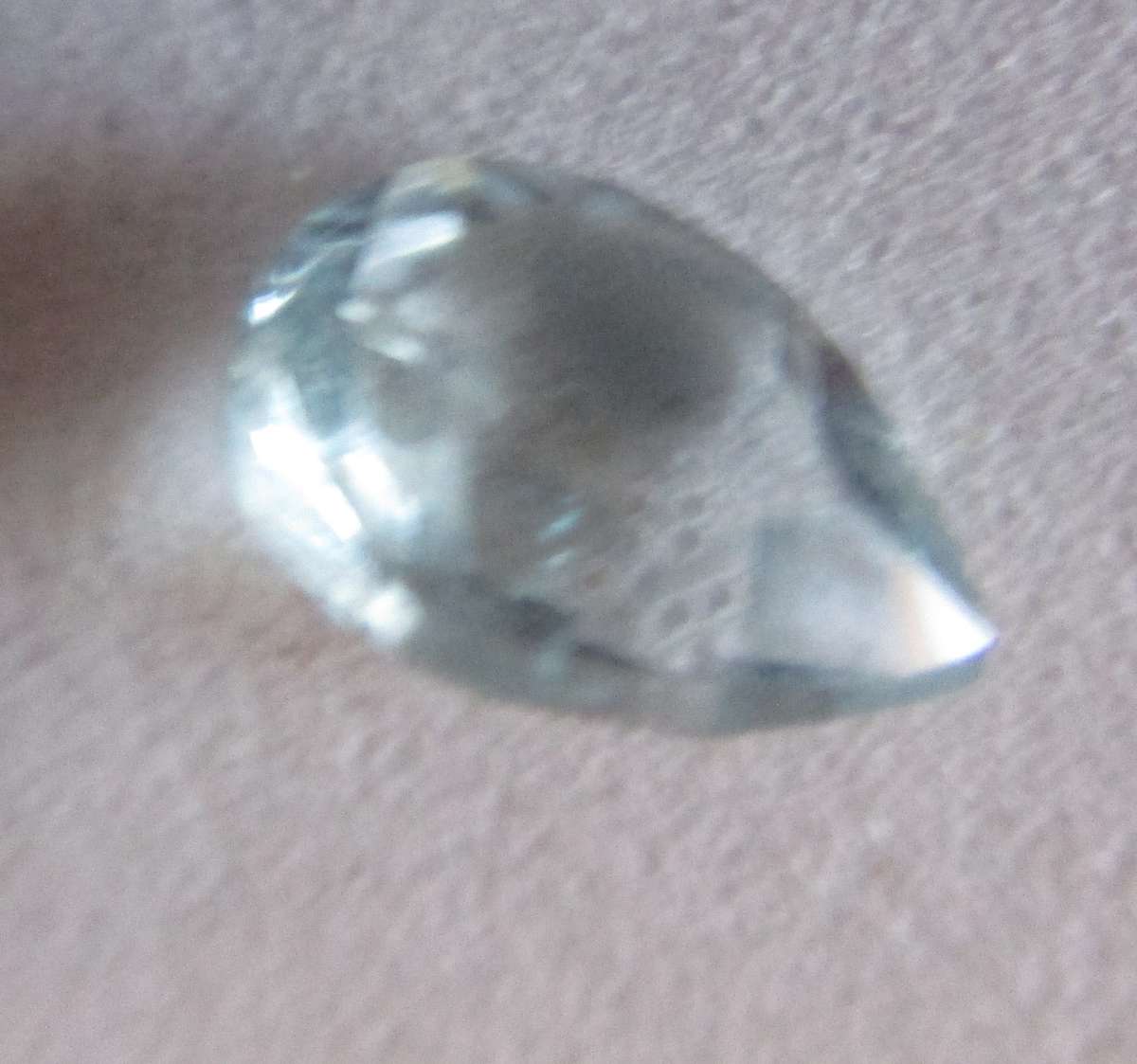 Genuine Aquamarine 7.00 x 5.00 mm Pear .72ct.