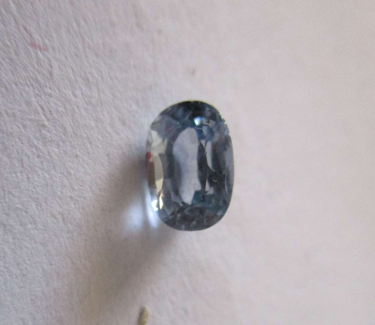Blue Sapphire 0.38ct. oval faceted cut 4.80 x 3.80 mm