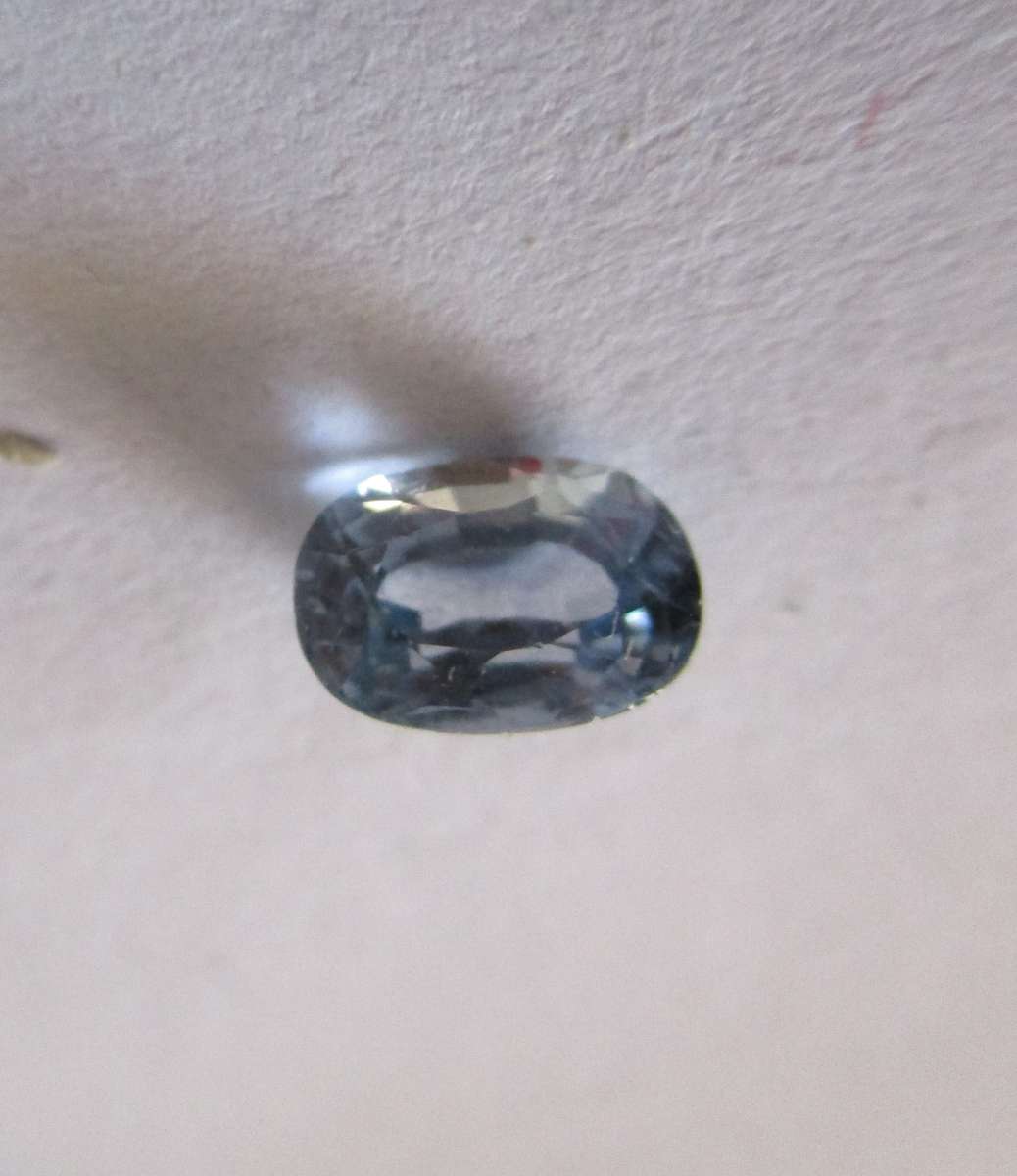 Blue Sapphire 0.38ct. oval faceted cut 4.80 x 3.80 mm