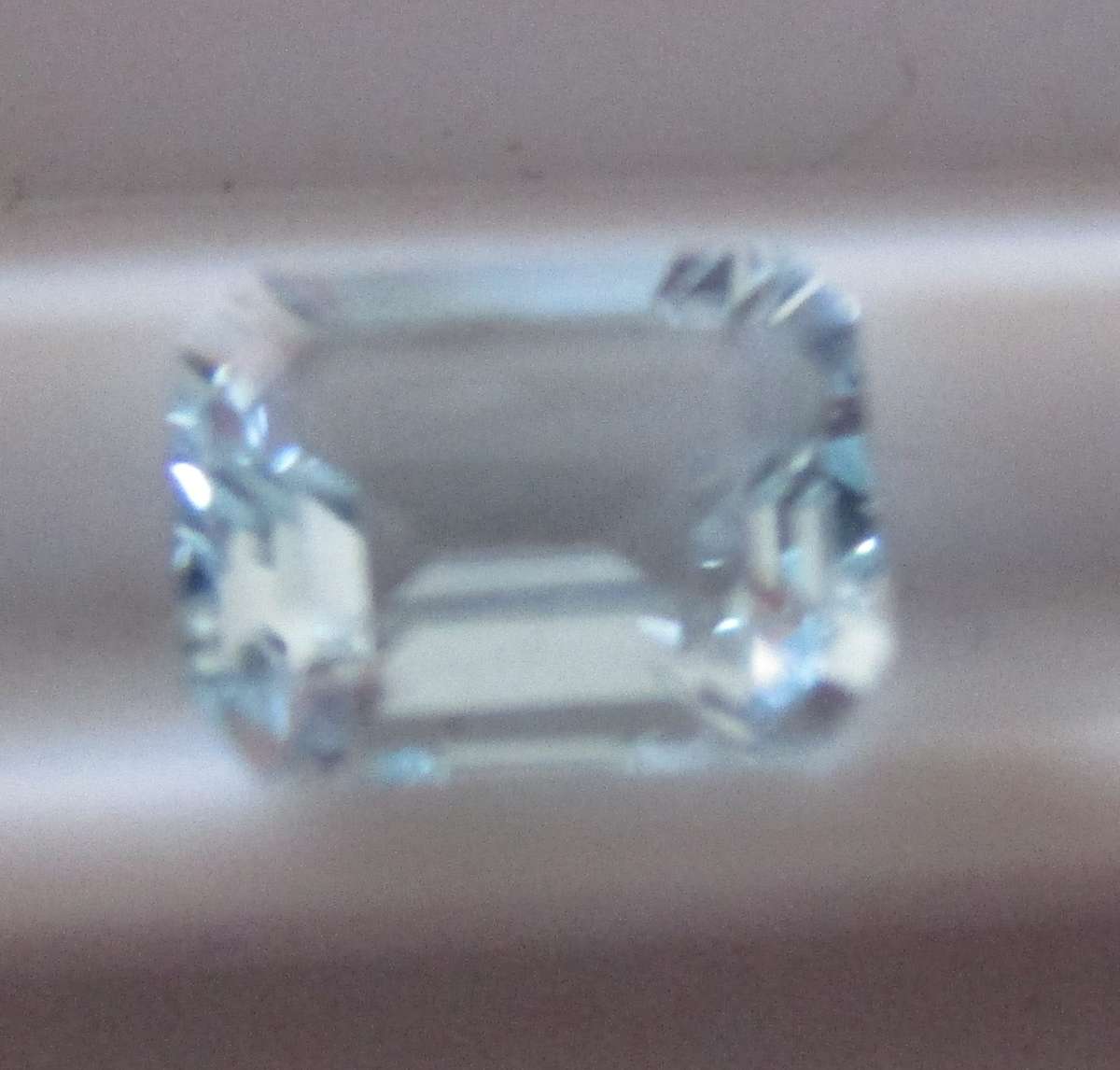 8.00x x 6.00 mm Emerald cut Aquamarine 1.47ct.
