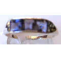 925 Sterling Silver  and  Iolite Ring