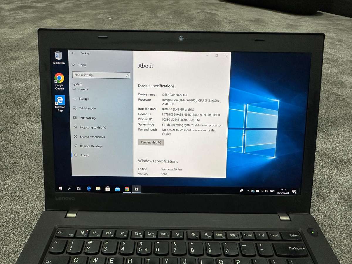 Lenovo T460 | i5  8GB RAM  256gb SSD | Good Condition
