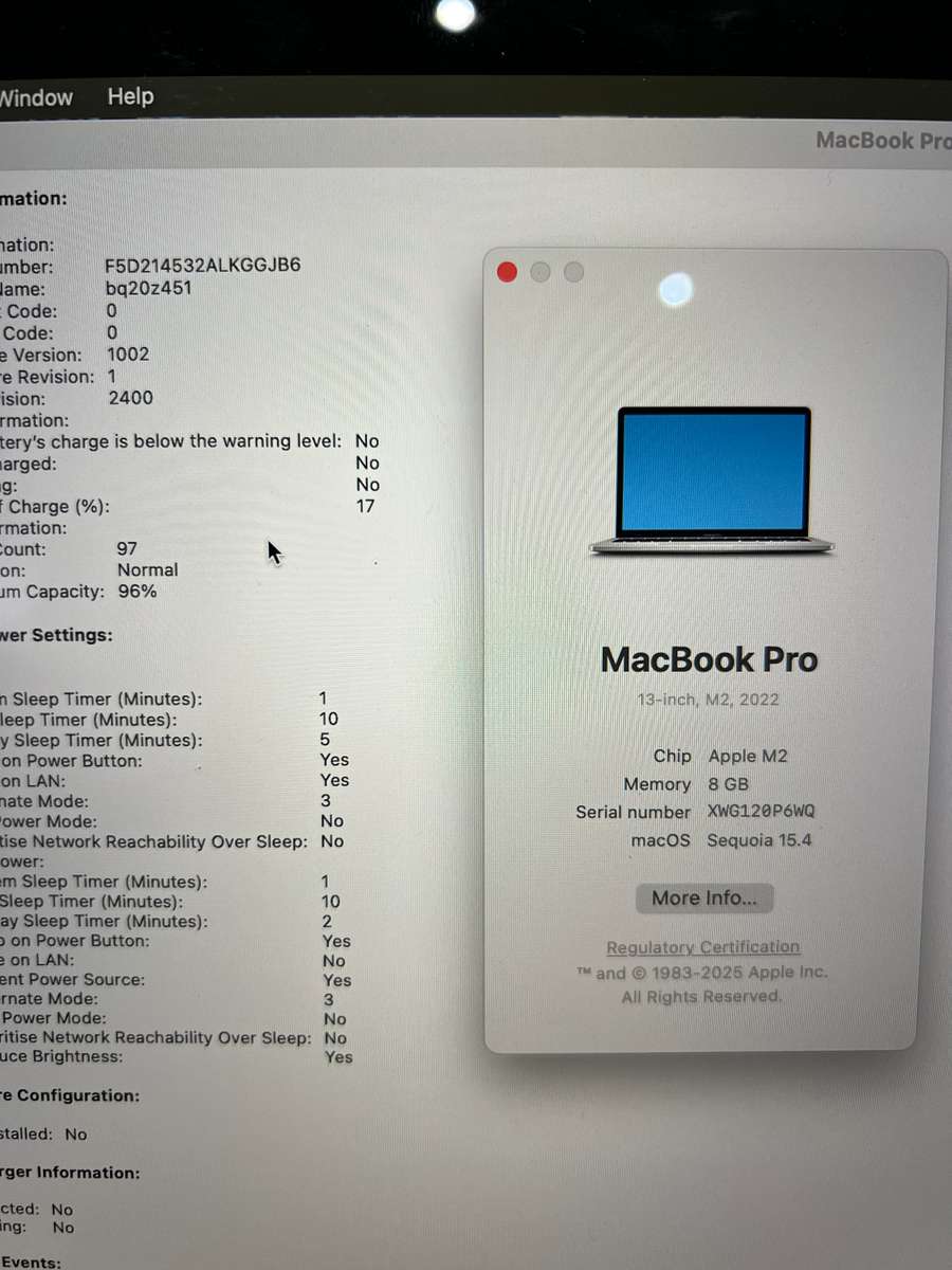 MacBook Pro 13-inch 256gb M2