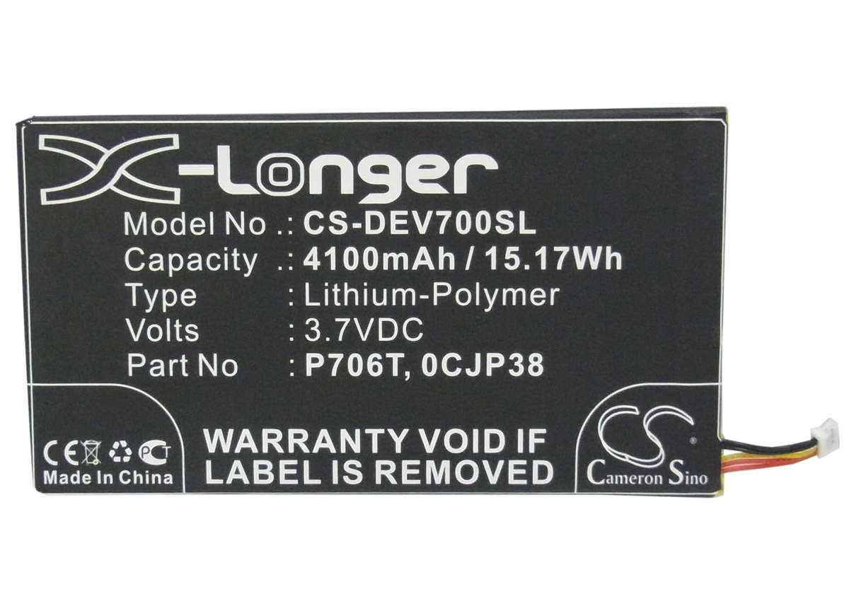 Tablet Battery  CS-DEV700SL  for  DELL  Venue 7  0CJP38  etc.