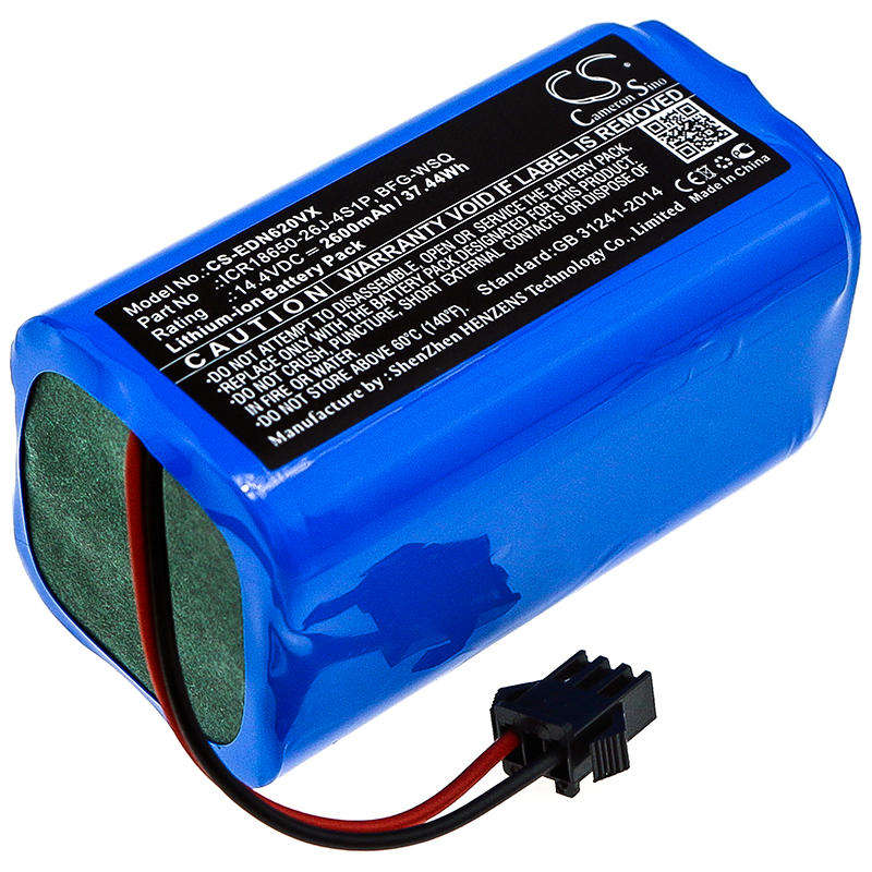 Vacuum Battery  CS-EDN620VX  for  EcovacsBFD-WSQ  UR18650ZY-4S1P-AAM  etc.