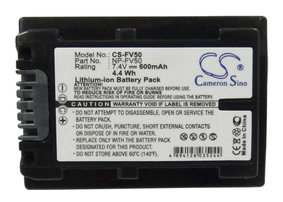 Camera Battery  CS-FV50  for  Sony  DCR-DVD403  NP-FV50  etc.