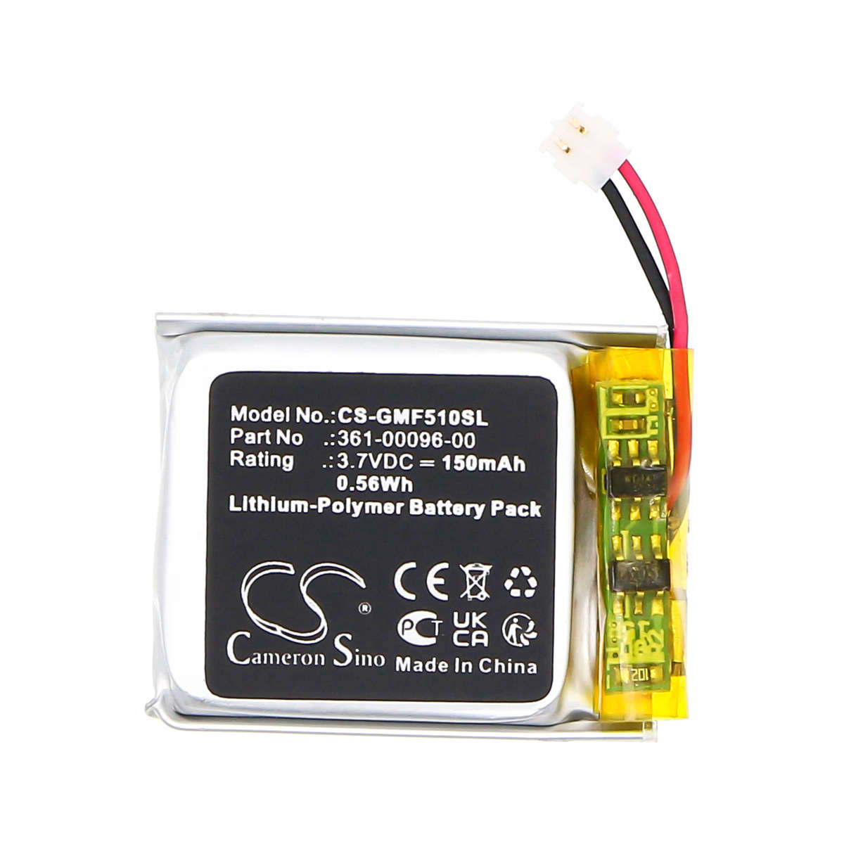 Smartwatch Battery  CS-GMF510SL  for  GarminFenix 5S  361-00096-00  etc.