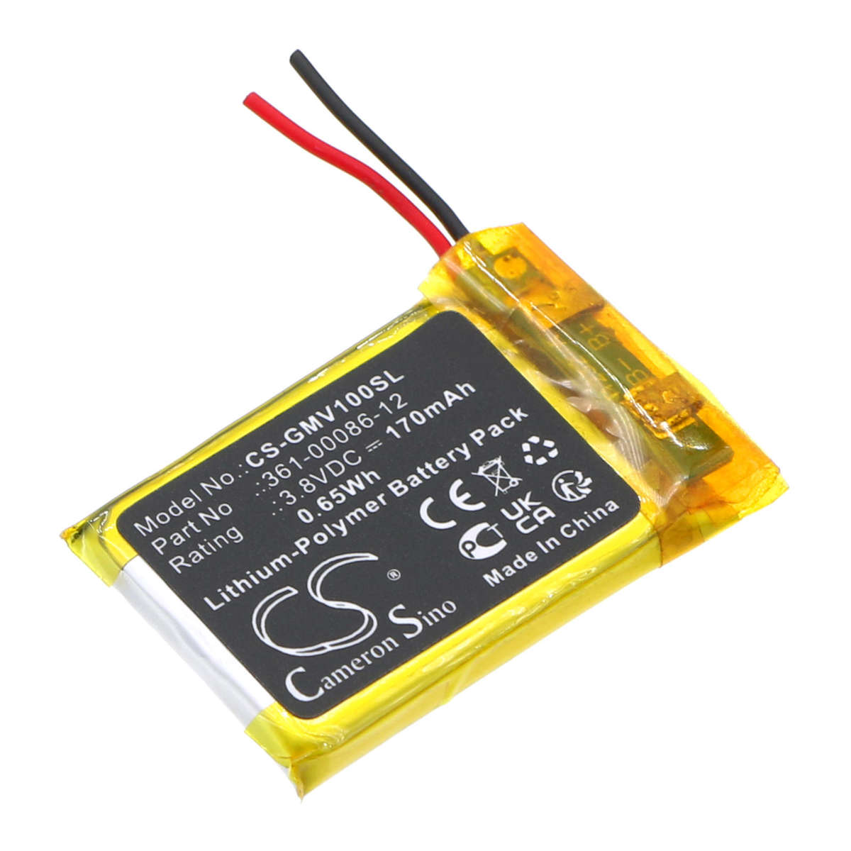 Smartwatch Battery  CS-GMV100SL  for  Garmin Fenix 6S  PRO  361-00086-12