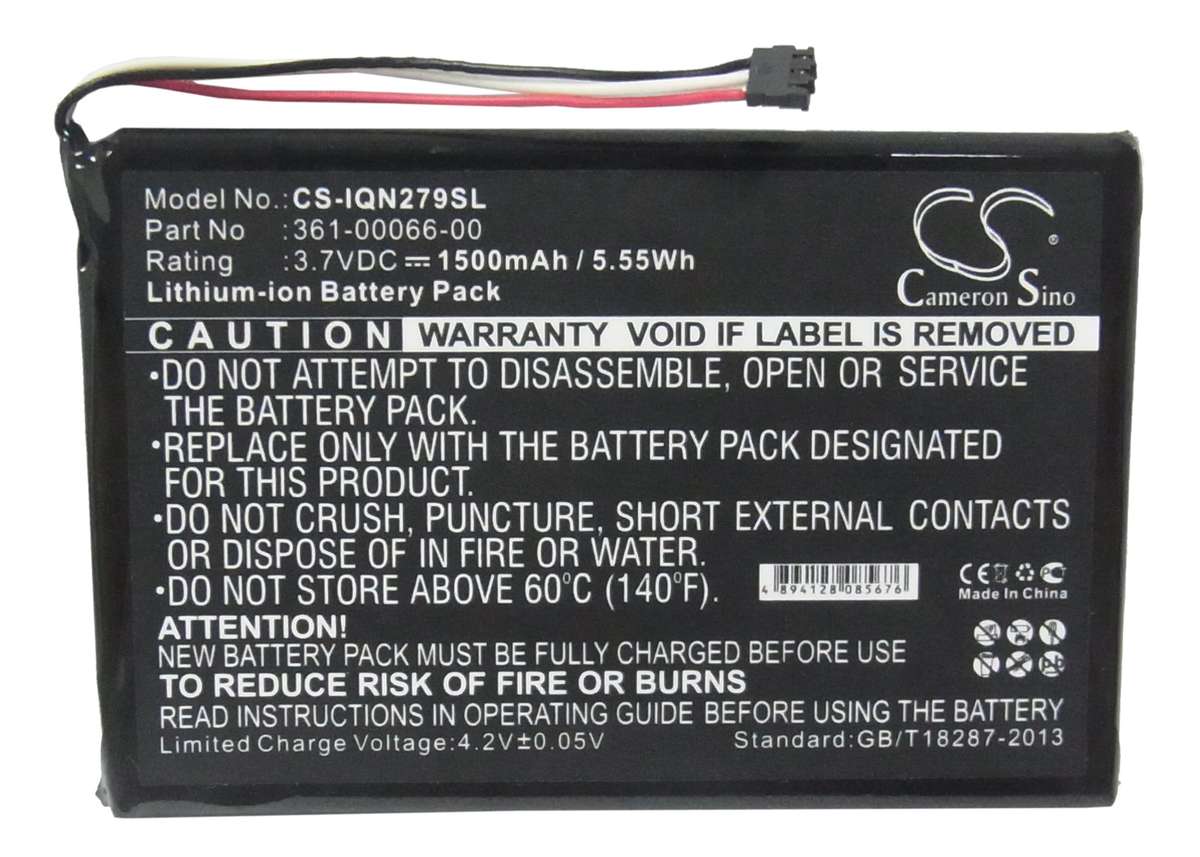 GPS, Navigator Battery CS-IQN279SL for Garmin Nuvi 2757 etc.