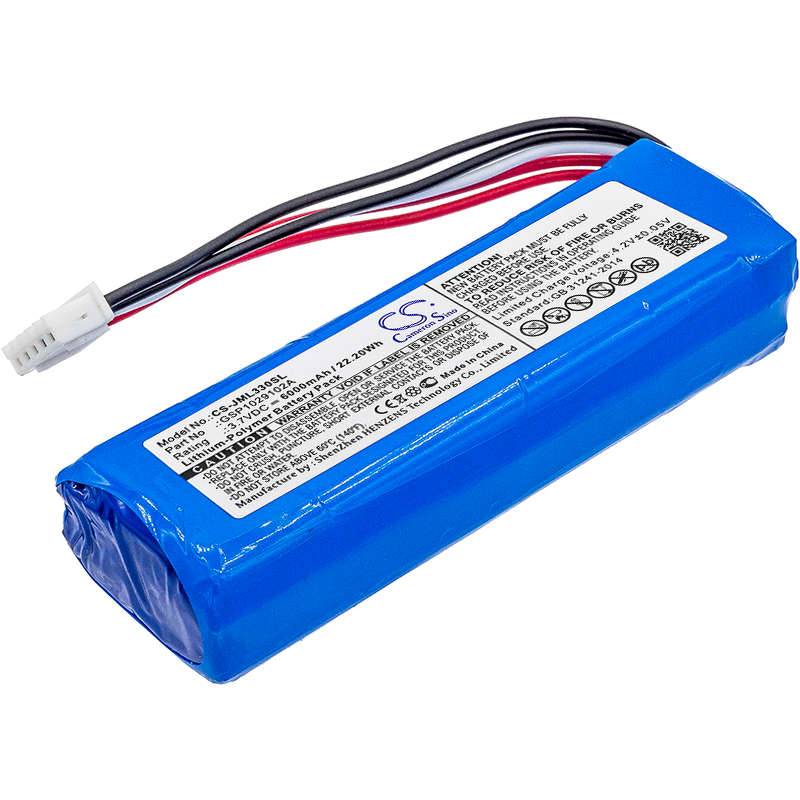 Speaker Battery CS-JML330SL for JBL Charge 3
