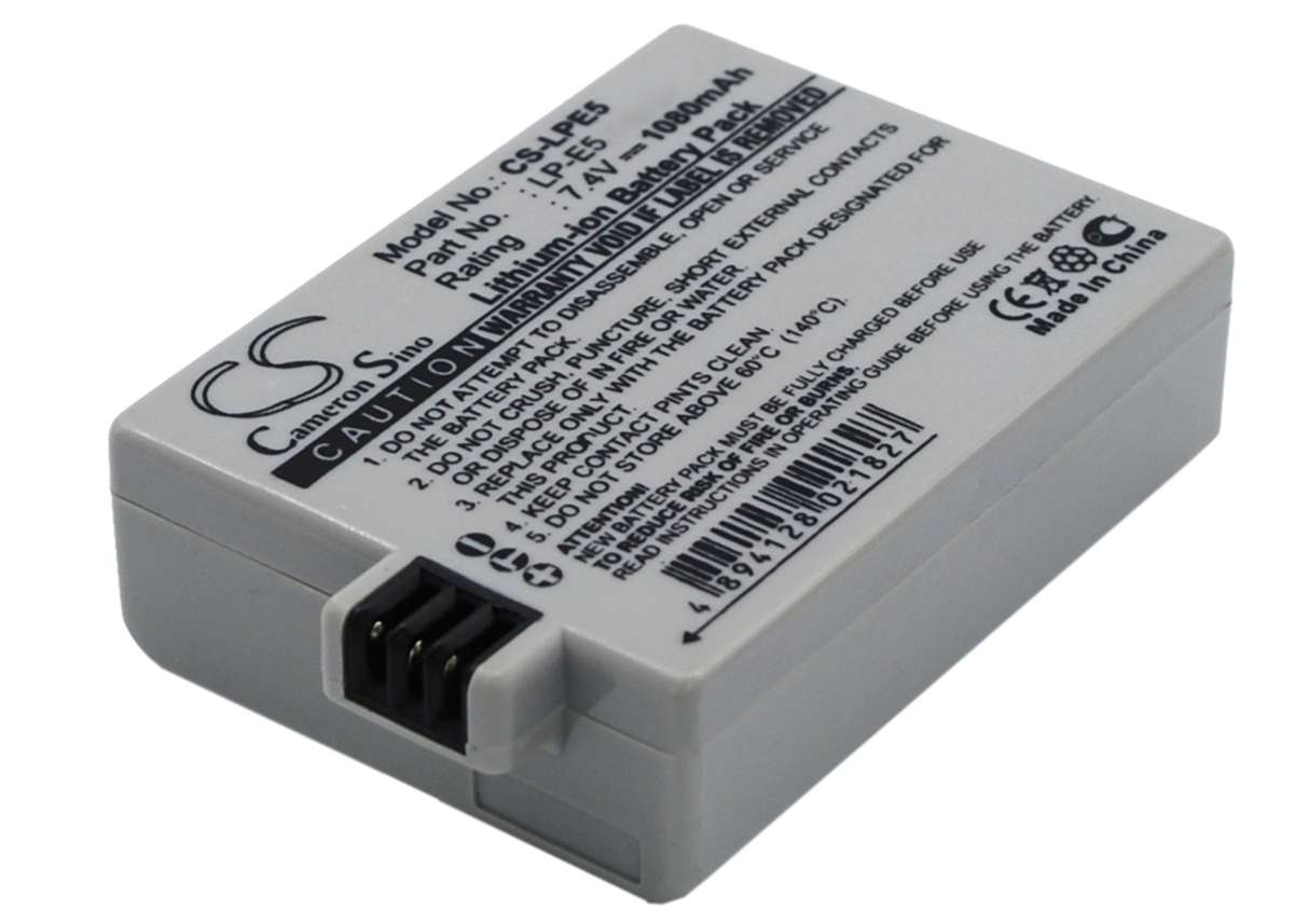 Camera Battery CS-LPE5 for CANON EOS 1000D etc.
