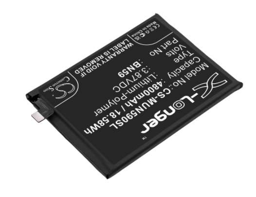Mobile, SmartPhone Battery  CS-MUN590SL  BN59 FOR XIAOMI REDMI NOTE 10, M2101K7AI,M2101K7AG