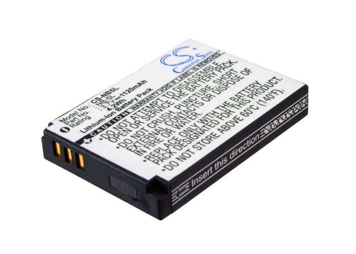Camera Battery CS-NB5L for CANON  Digital IXUS 800 IS   NB-5L  etc.