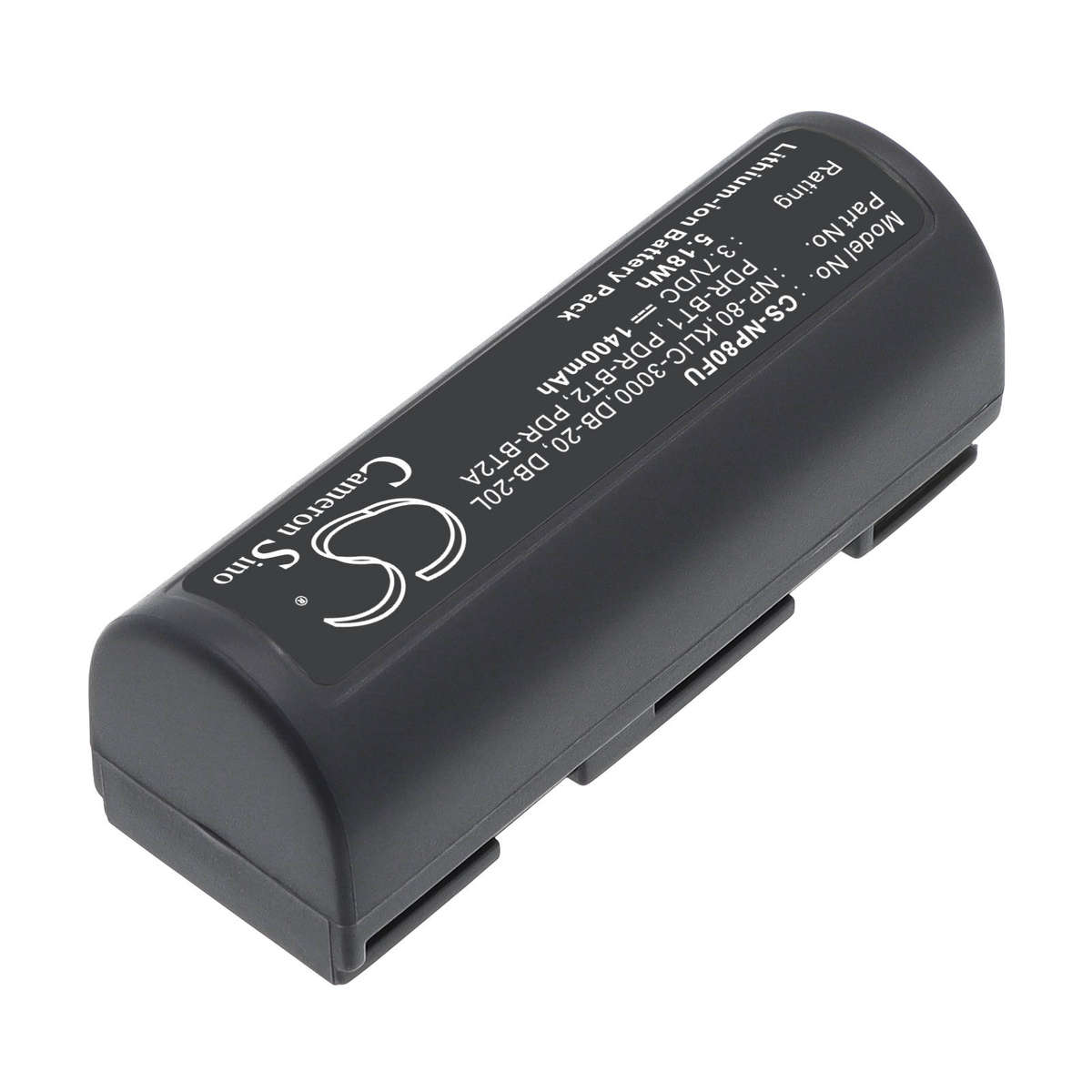 Camera Battery  CS-NP80FU  for  FujifilmFinePix 1700z  FujifilmNP-80  etc.