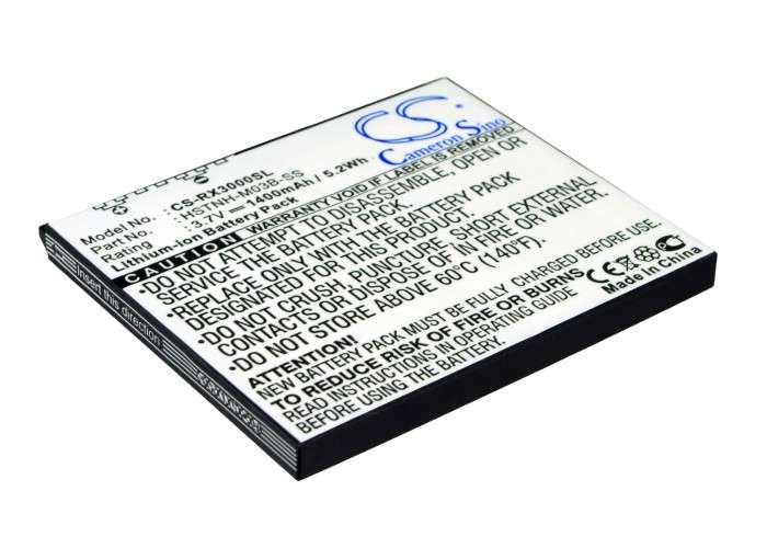 PDA, Pocket PC Battery CS-RX3000SL for HP iPAQ hx2000 35H00041-01 etc.