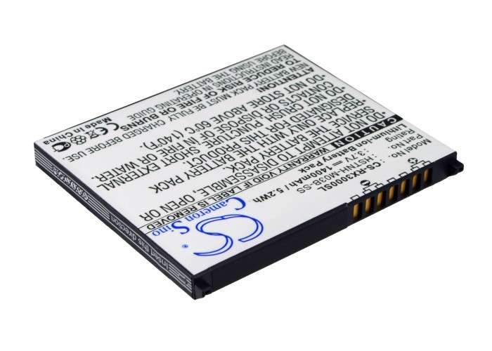 PDA, Pocket PC Battery CS-RX3000SL for HP iPAQ hx2000 35H00041-01 etc.