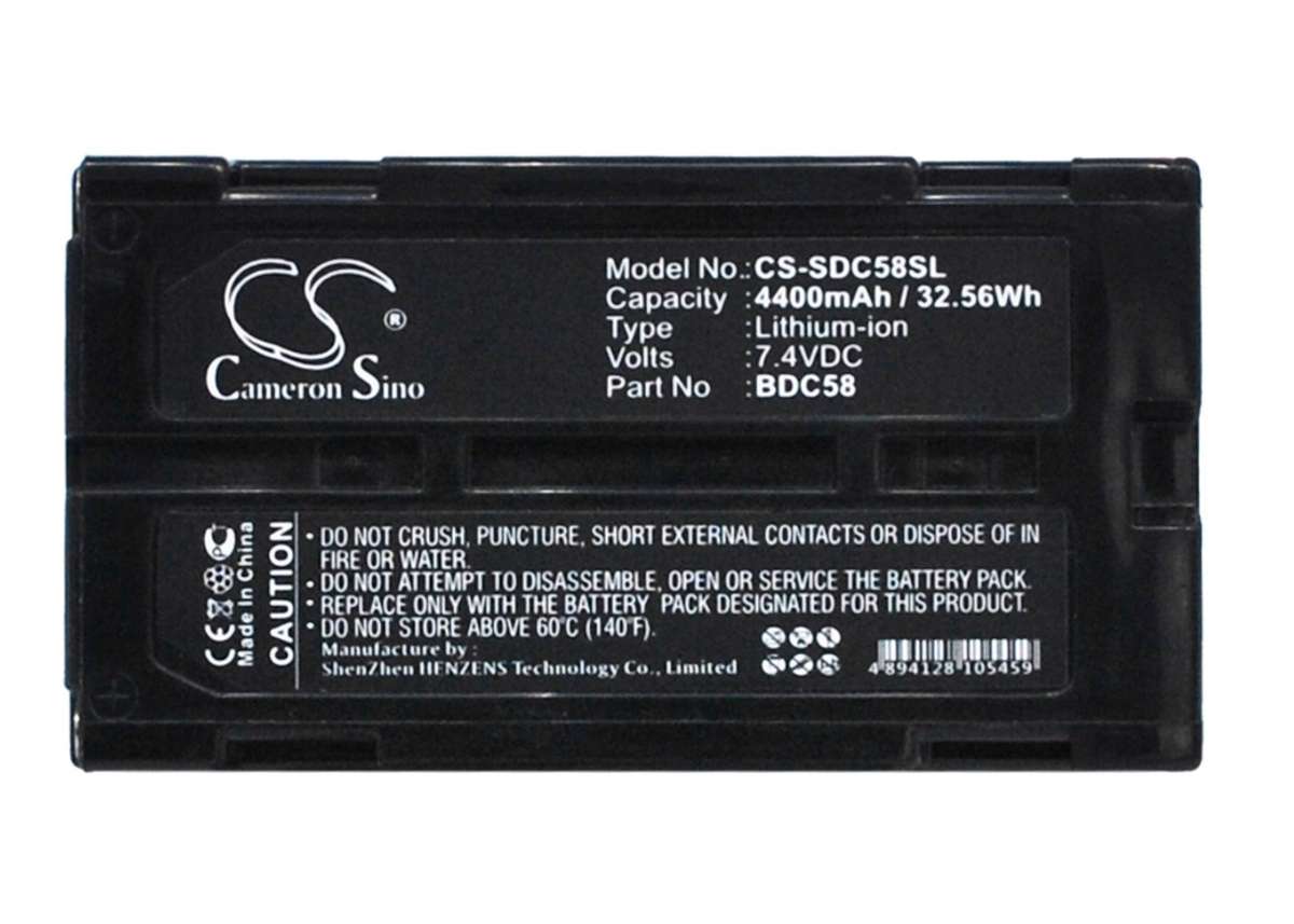 Equipment Battery CS-SDC58SL for SOKKIA CX BDC58  etc.