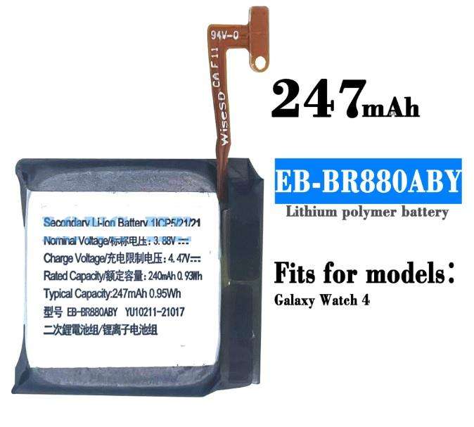 Smartwatch Battery  ITCS-SMR880LHH  for  Samsung  Smartwatch  Galaxy Watch 4  EB-BR880ABY  etc.