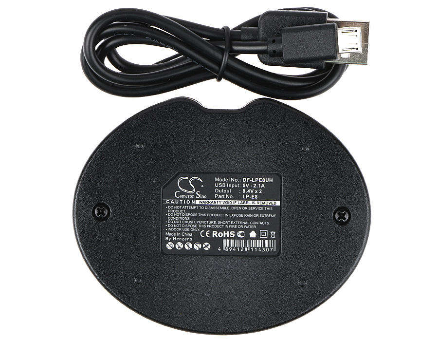 Camera Charger DF-LPE8UH for CANON EOS 600D etc.