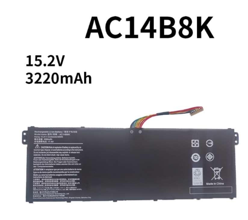 Notebook, Laptop Battery  ITCS-AC14B8KRM  for  Acer  AC14B8K  etc.